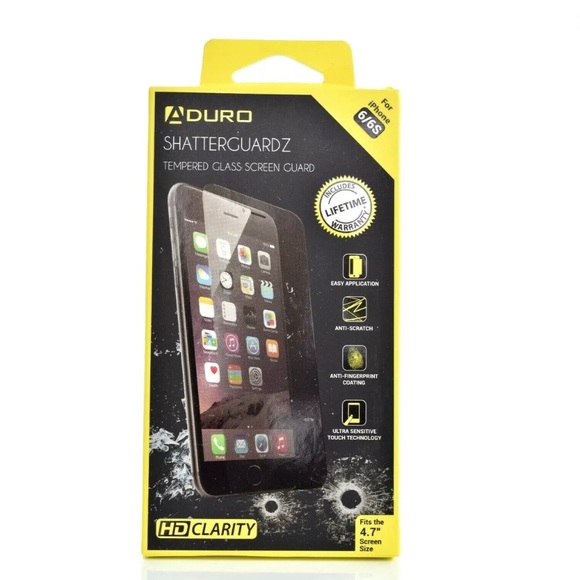 SHATTERGUARDZ TEMPERED GLASS SCREEN GUARD IPHONE - Picture 1 of 3